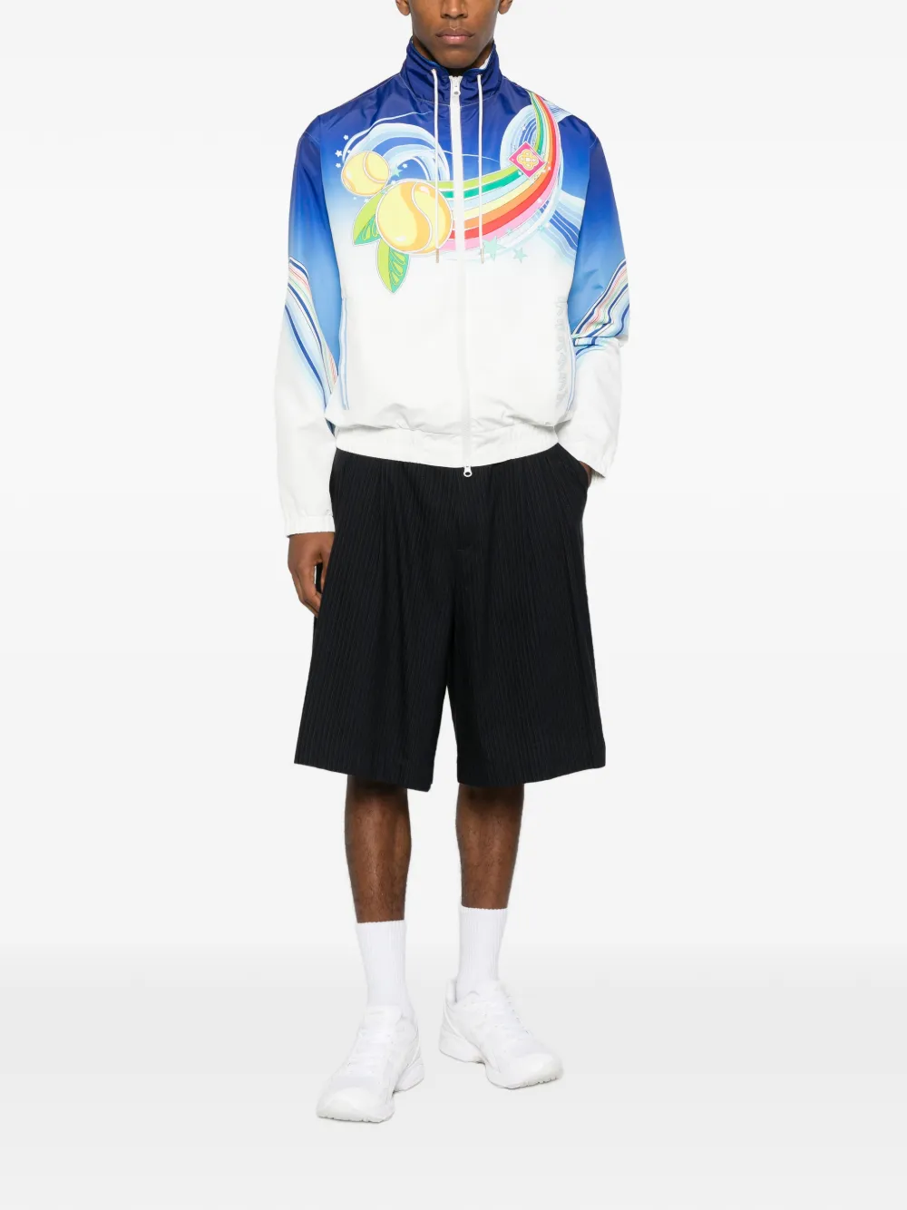 Casablanca graphic-zipped jacket | Sport Jackets & Windbreakers | Image 2