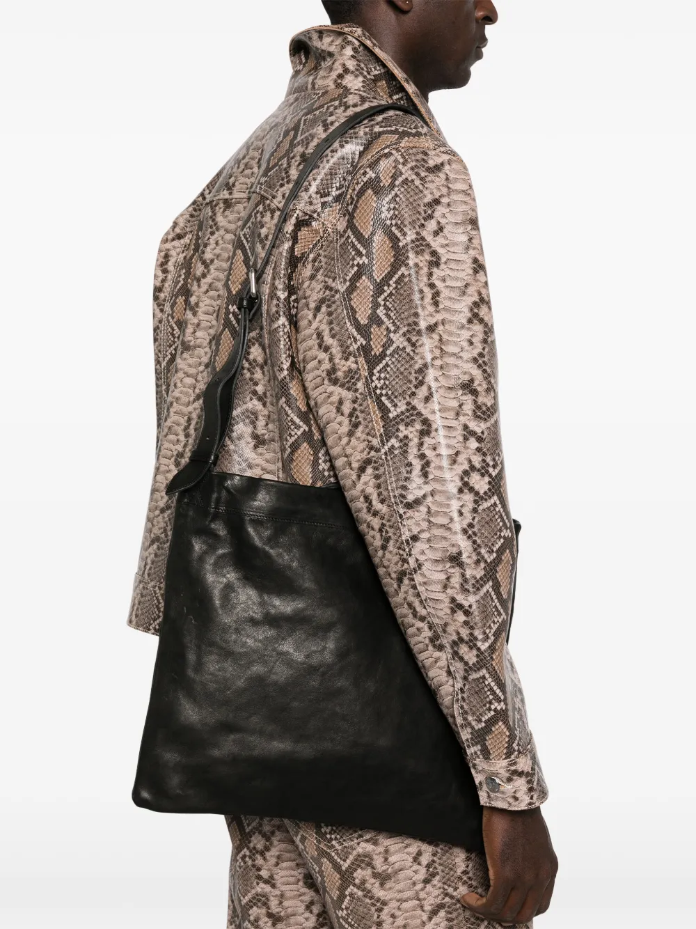 SOMMET small Lidia buckle-detail messenger bag | Men | Image 2