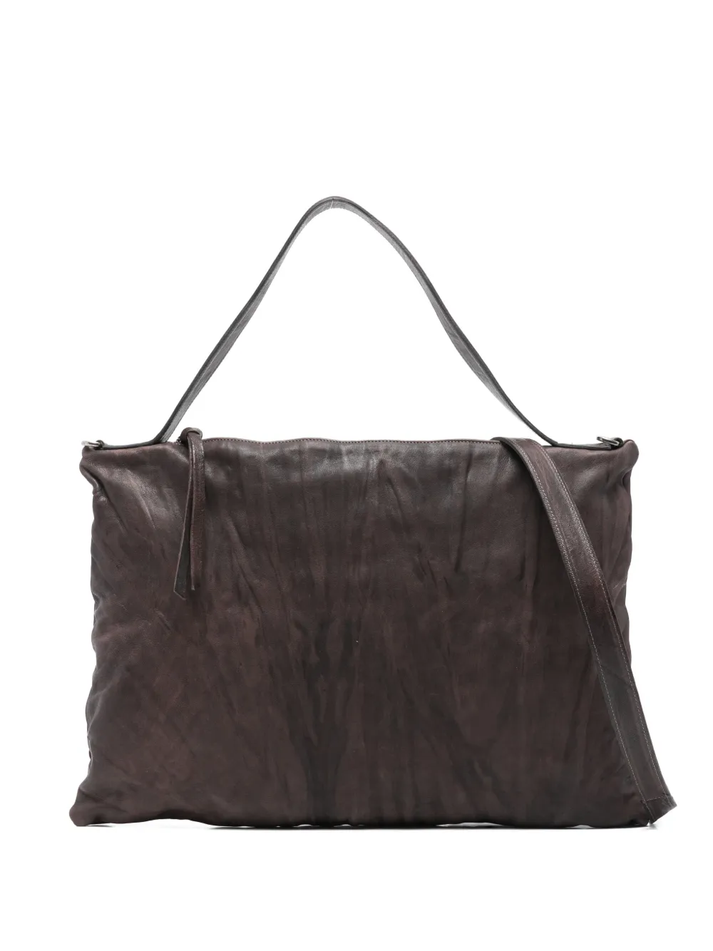 Sommet Medium Lexi Leather Shoulder Bag In Brown