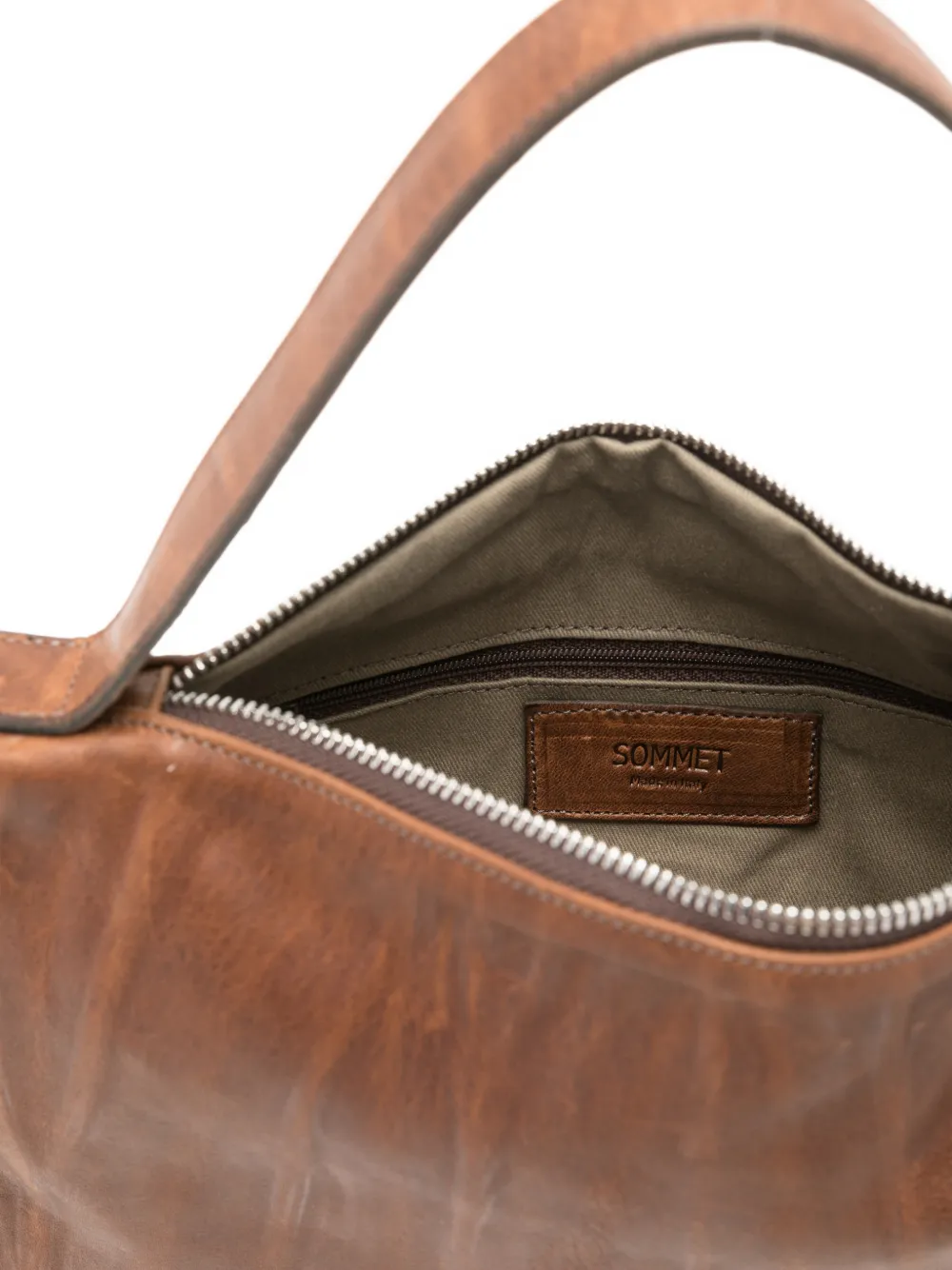 Sommet Lexis Zip-fastening Tote Bag In Brown