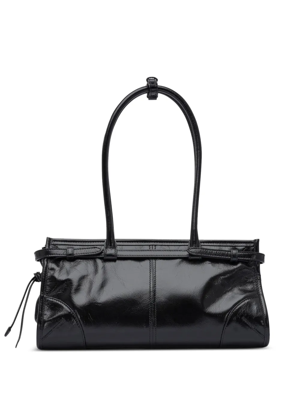 Prada Medium Bonnie shopper met gespdetail - Zwart