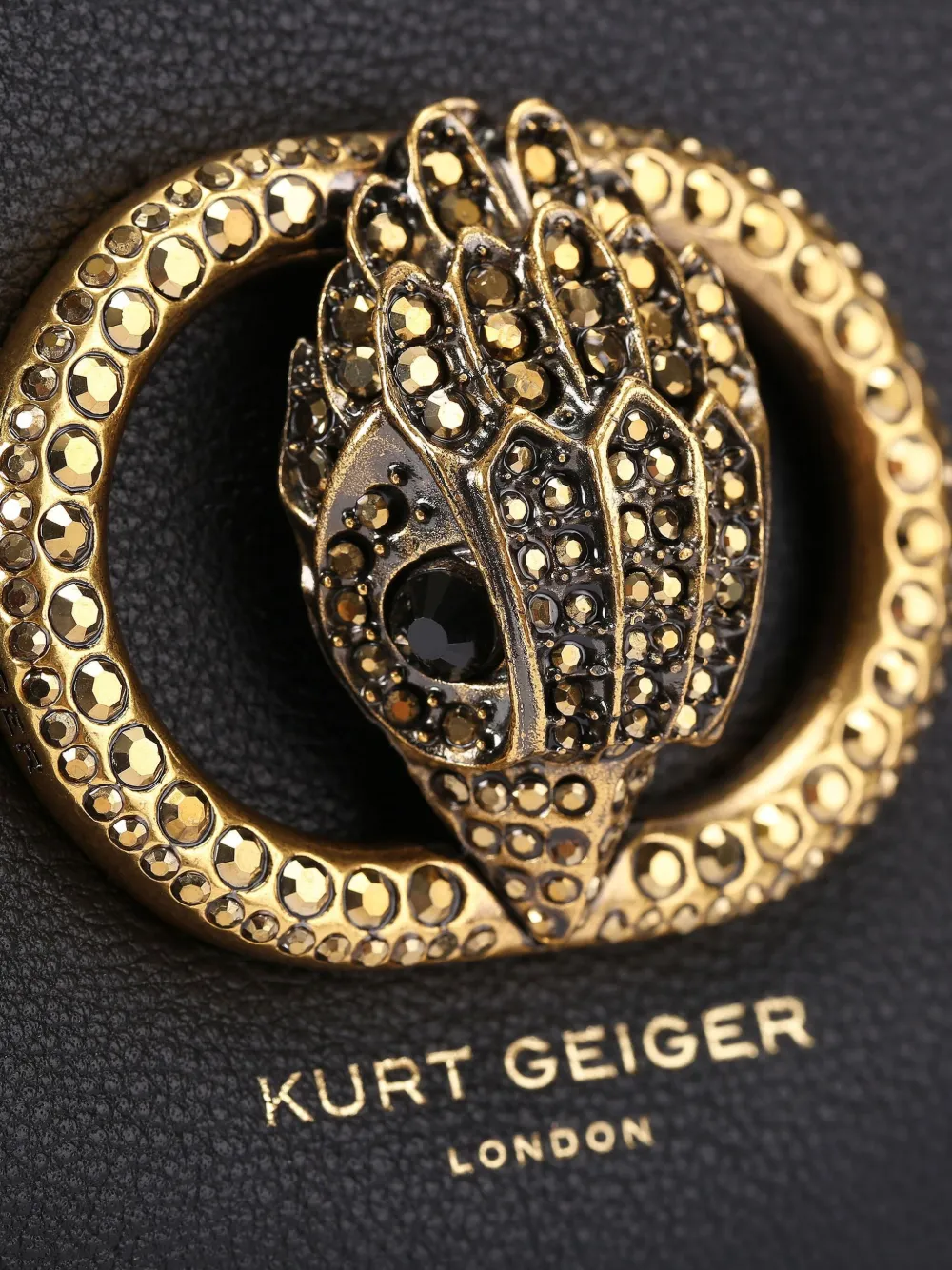 Kurt Geiger London Schoudertas met logoplakkaat Zwart