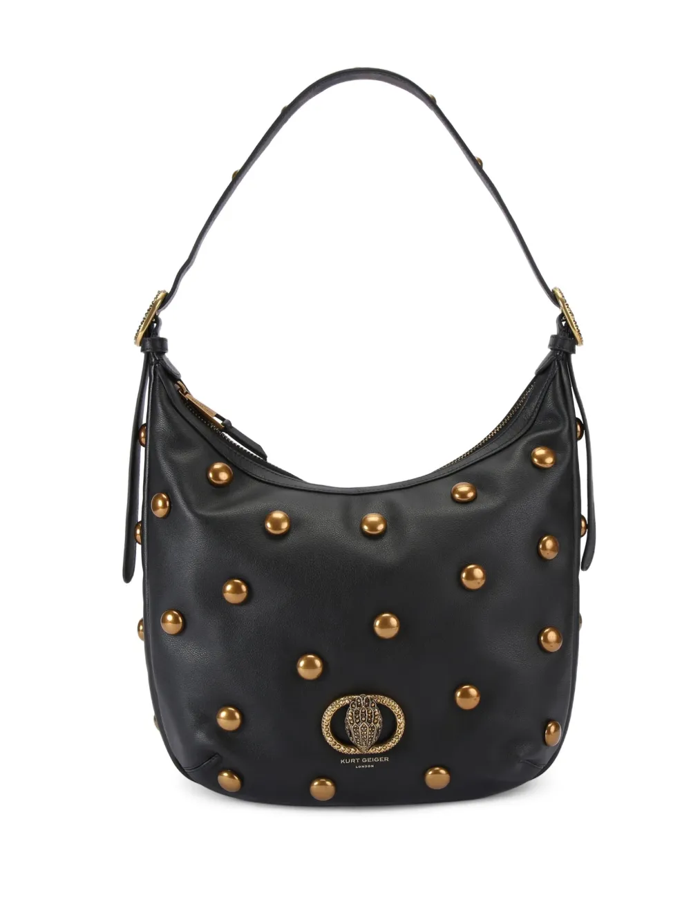Kurt Geiger London logo-plaque shoulder bag - Nero