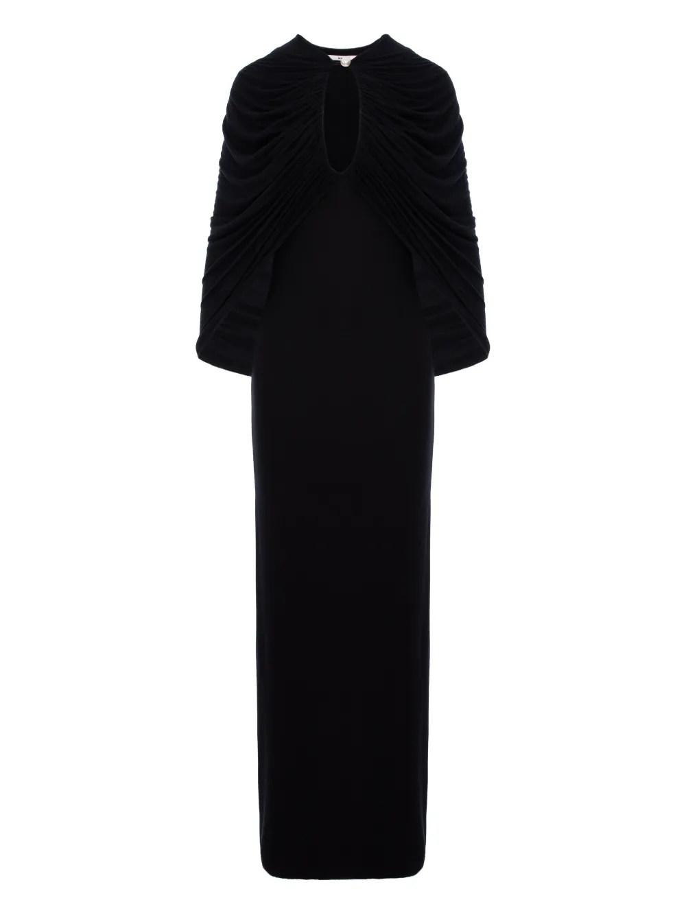 Manurí Kokon Draped-detail Dress In Black