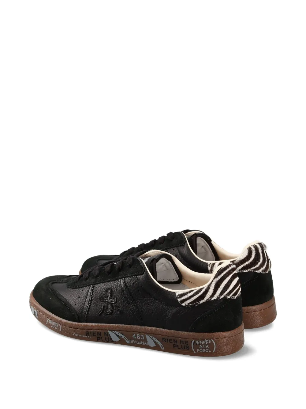 Premiata Bonnied leren sneakers Zwart