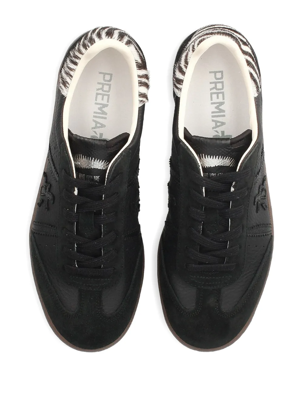 Premiata Bonnied leren sneakers Zwart