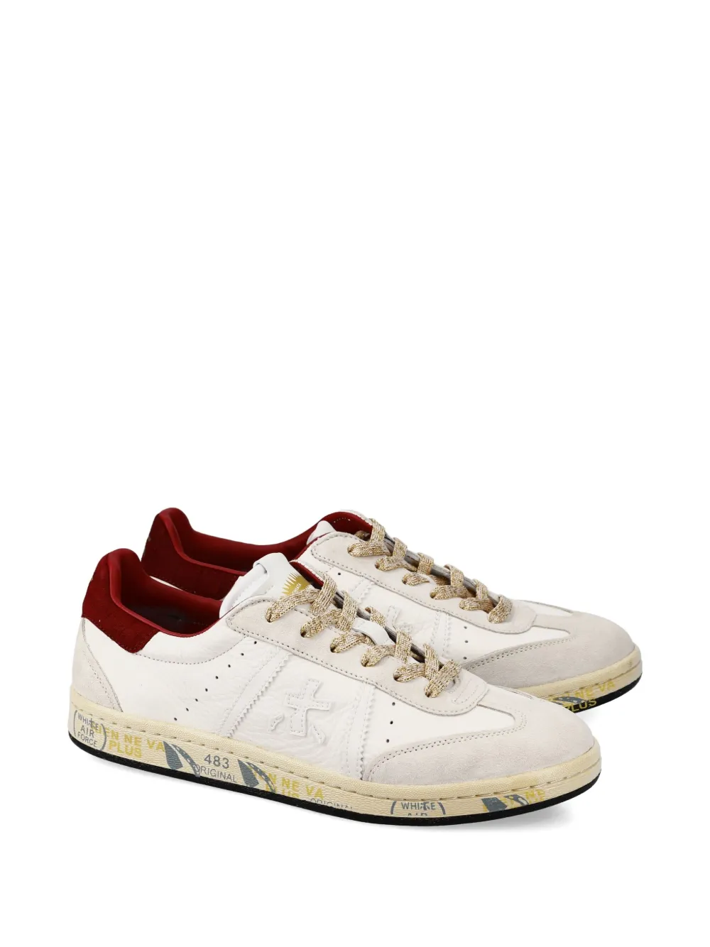 Premiata Bonnied sneakers met reliëf-detail - Wit