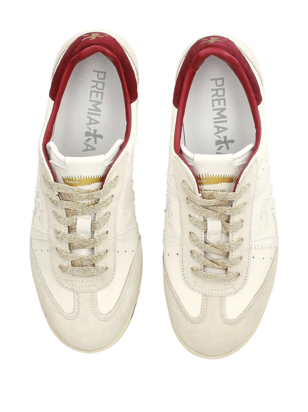 Premiata Bonnied sneakers met reliëf-detail Wit