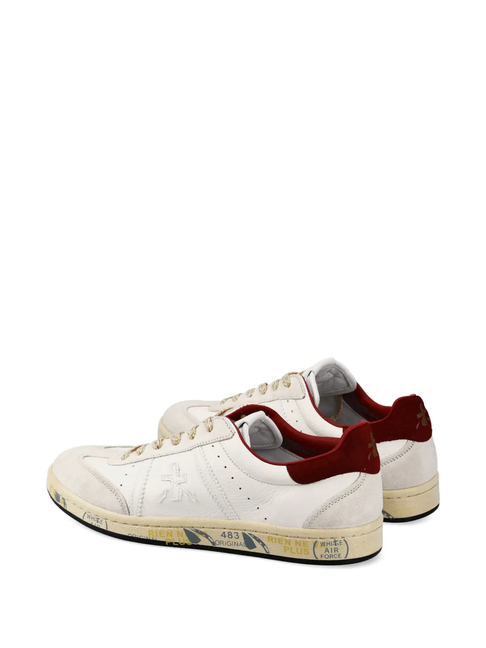 Premiata Bonnied sneakers met reliëf-detail Wit