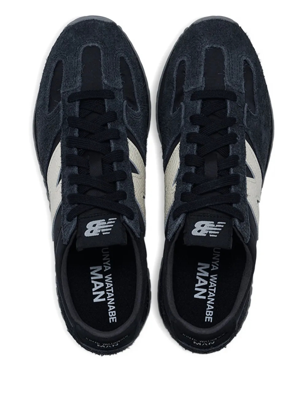 Junya Watanabe MAN x New Balance suède sneakers Zwart