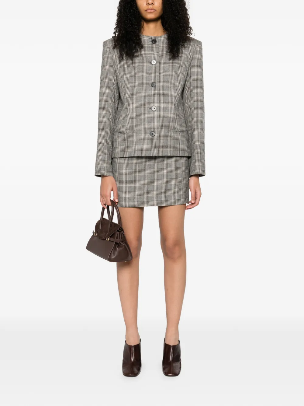 A.M.G. checked-pattern mini skirt | Gerade Röcke | Image 2