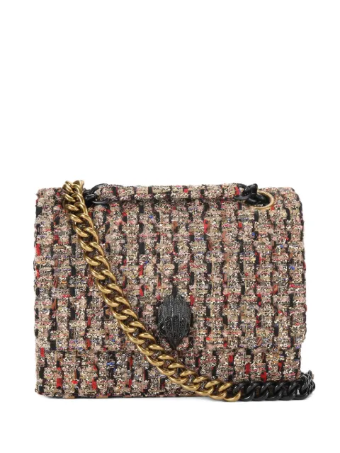 Kurt Geiger London bolsa de hombro de tweed texturizada