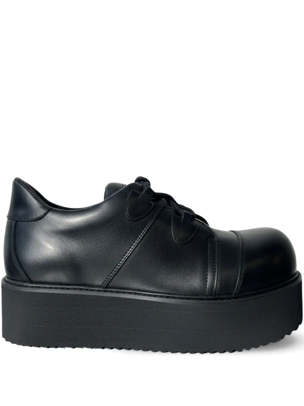Swear Sm Truck 2 Platform Derby Shoes In Black