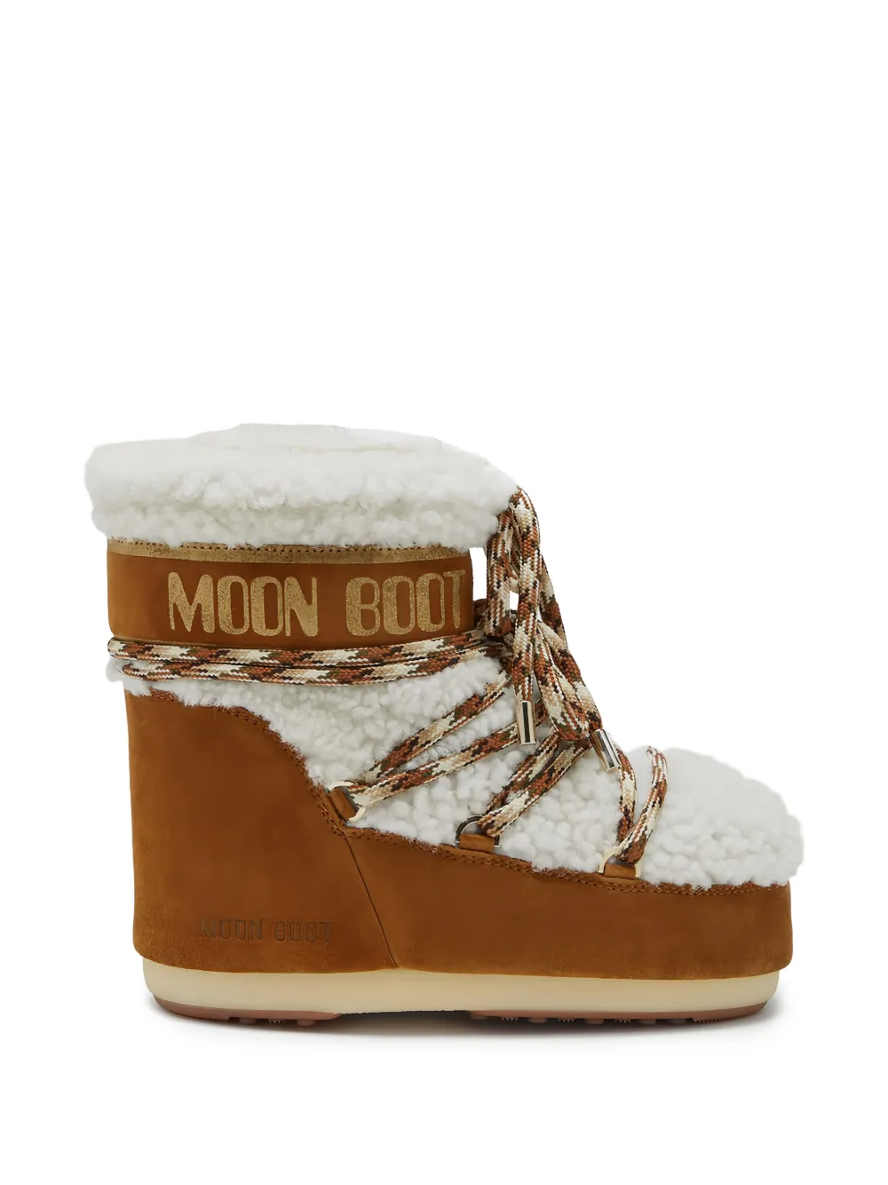 Moon Boot Kids Stivali da neve LAB69 Icon Low - Marrone