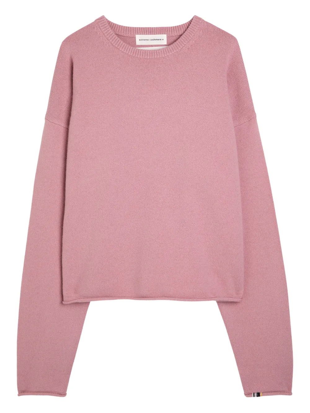 extreme cashmere Be classic comfy crew-neck sweater - Rosa
