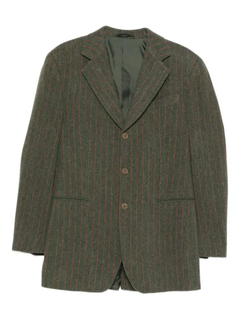Romeo Gigli Pre-Owned blazer con motivo de rayas diplomáticas 1990