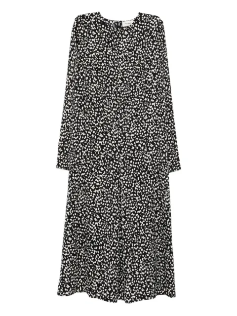 A.M.G. printed midi dress