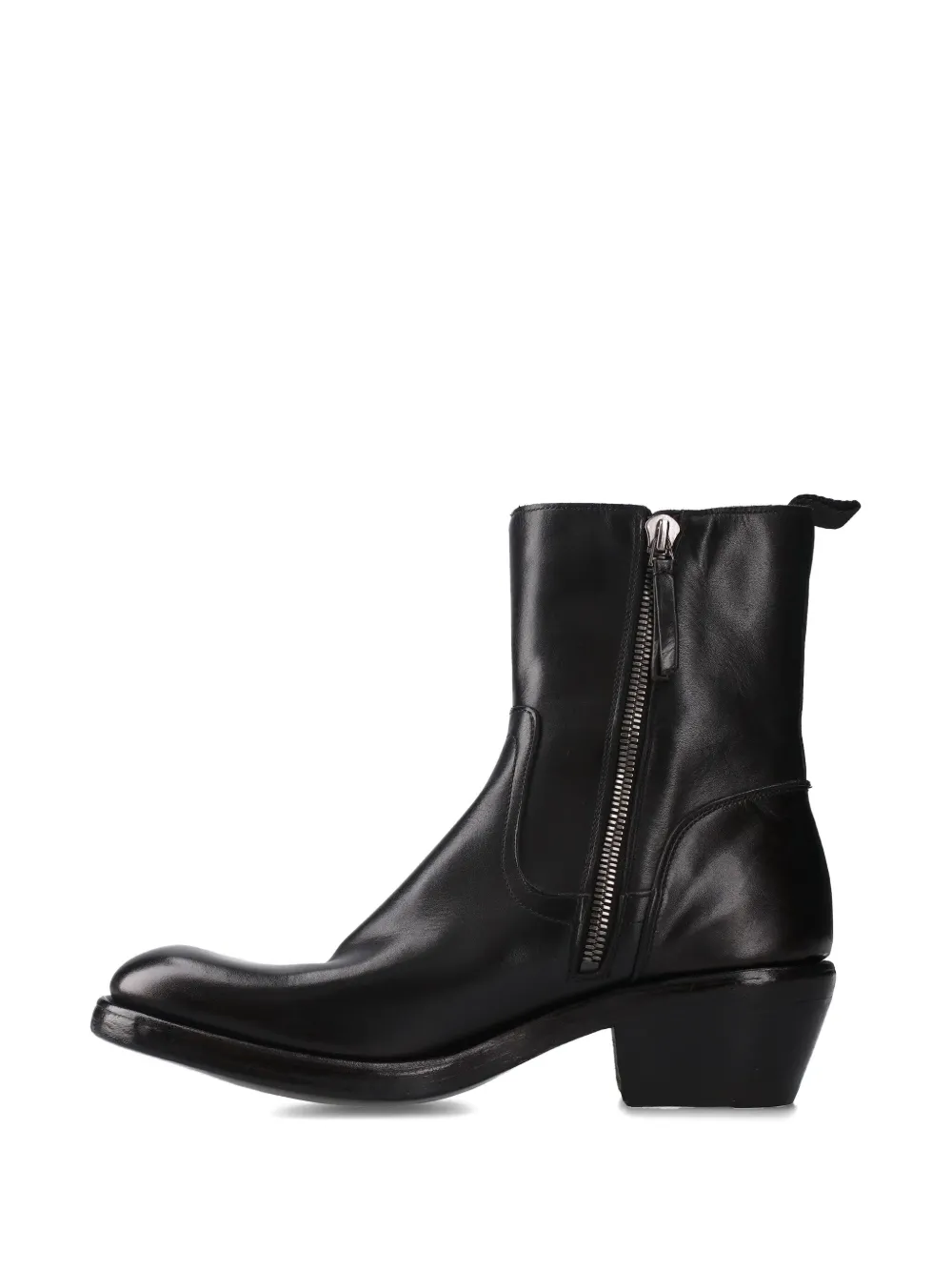 Premiata leather boots Zwart