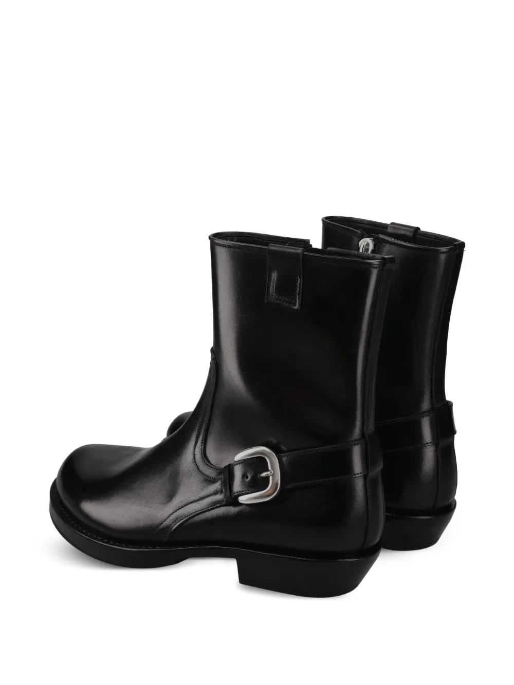 Zip Buckle Boots