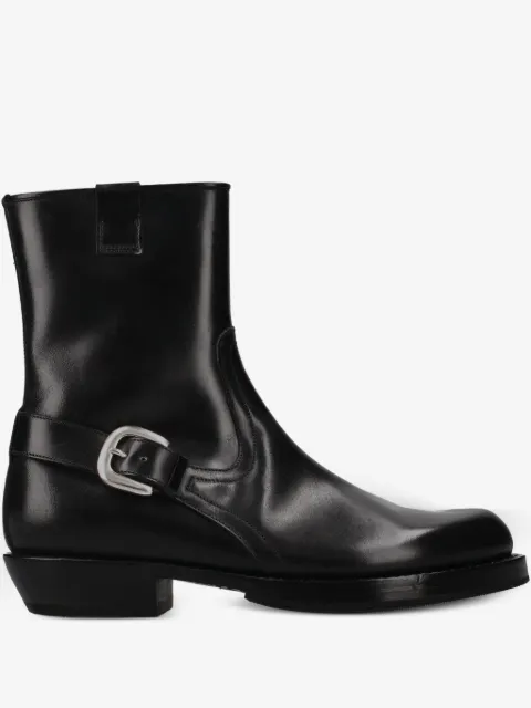 Premiata zip buckle boots