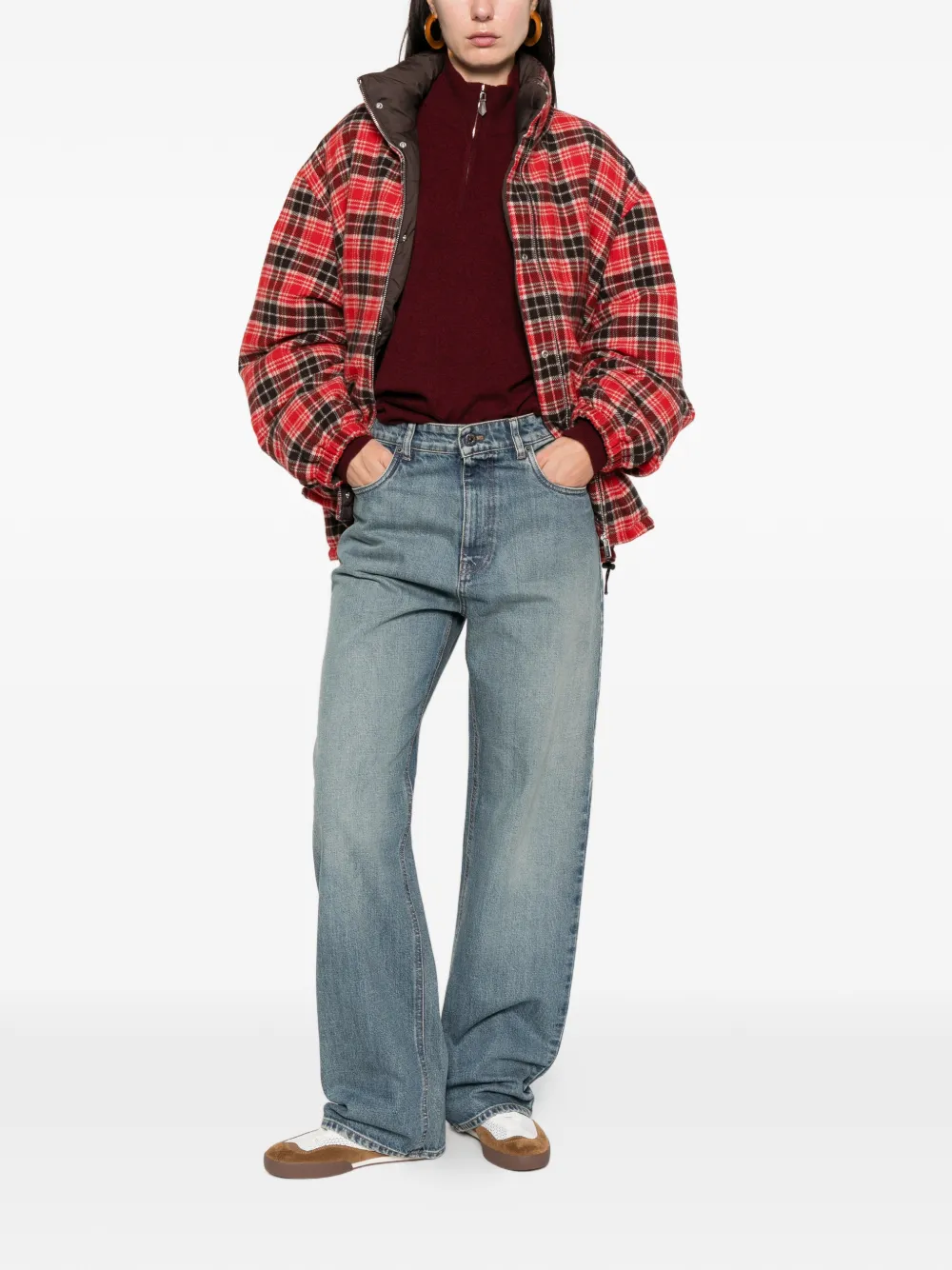 Miu Miu plaid zip jacket | Oversized Jackets | Image 2