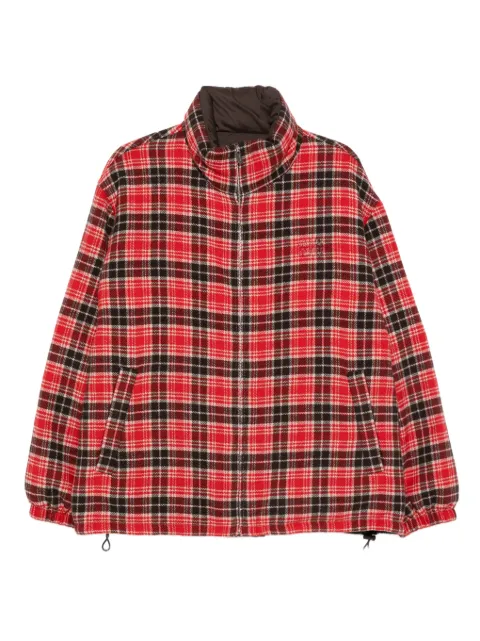Miu Miu plaid zip jacket
