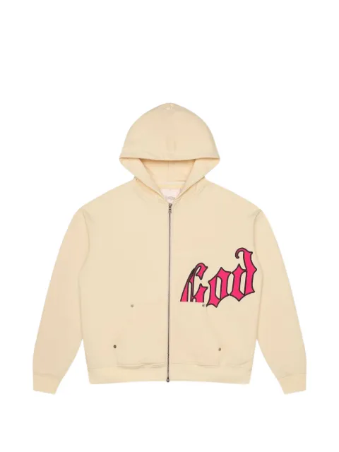 GODSPEED hoodie con cierre y logo