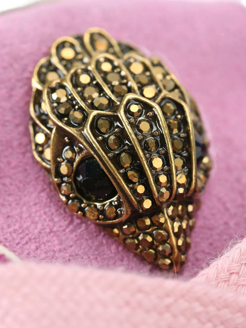 Kurt Geiger Eagle-appliqué Lace-up Sneakers In Pink