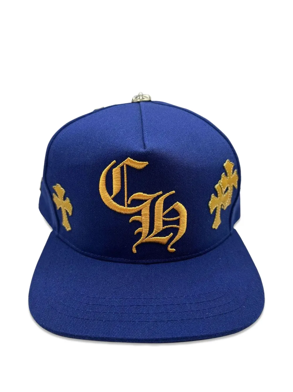 Chrome Hearts Cross Patch baseball cap | Blue | Image 1