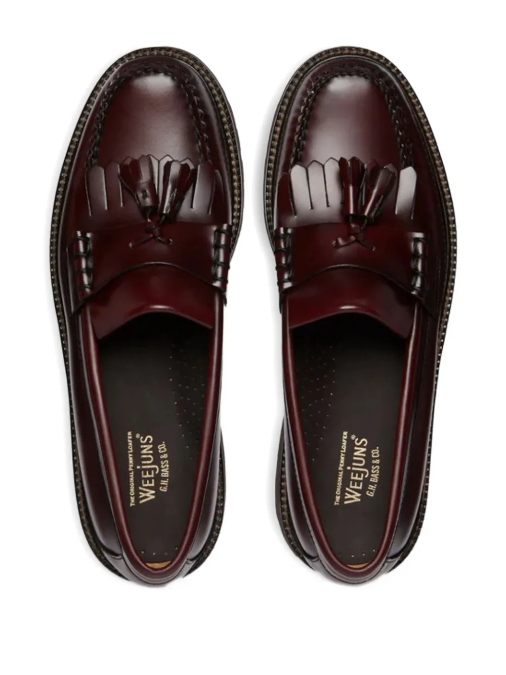 G.h. Bass & Co. Weejuns 90s Layton Ii Kiltie Loafers In Multi