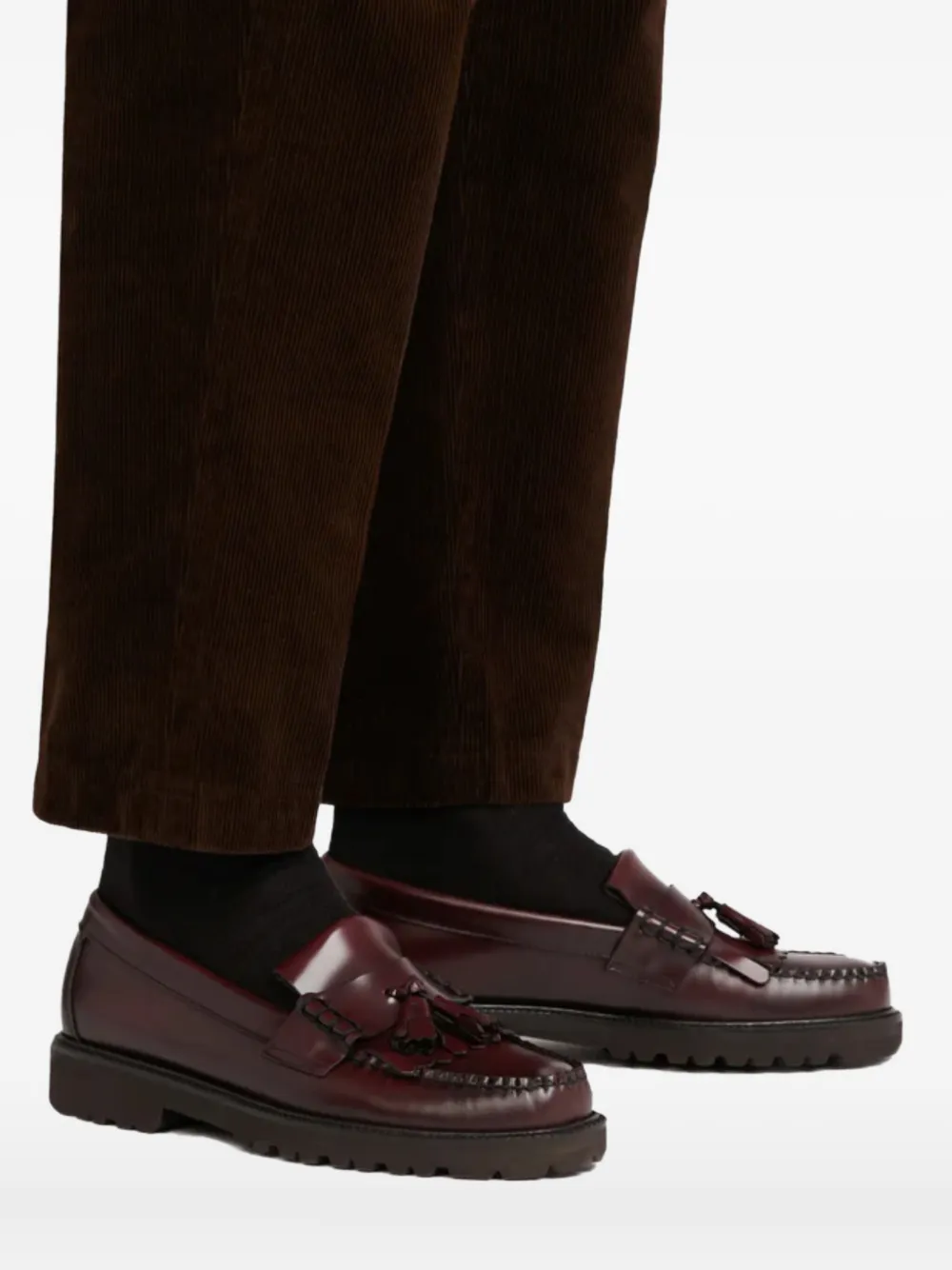 G.h. Bass & Co. Weejuns 90s Layton Ii Kiltie Loafers In Multi