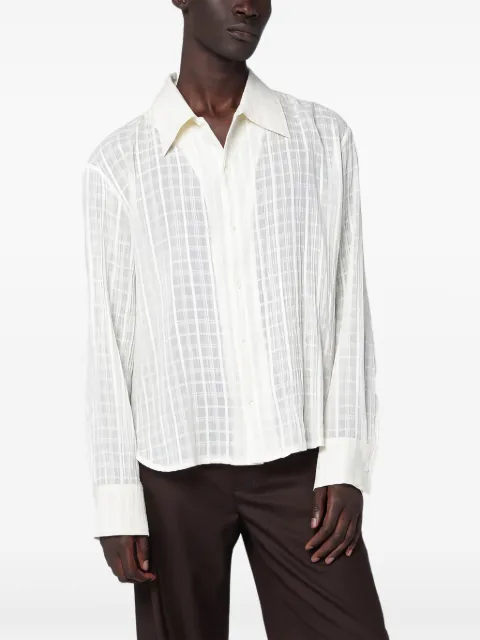 Séfr Ignacio check-pattern shirt