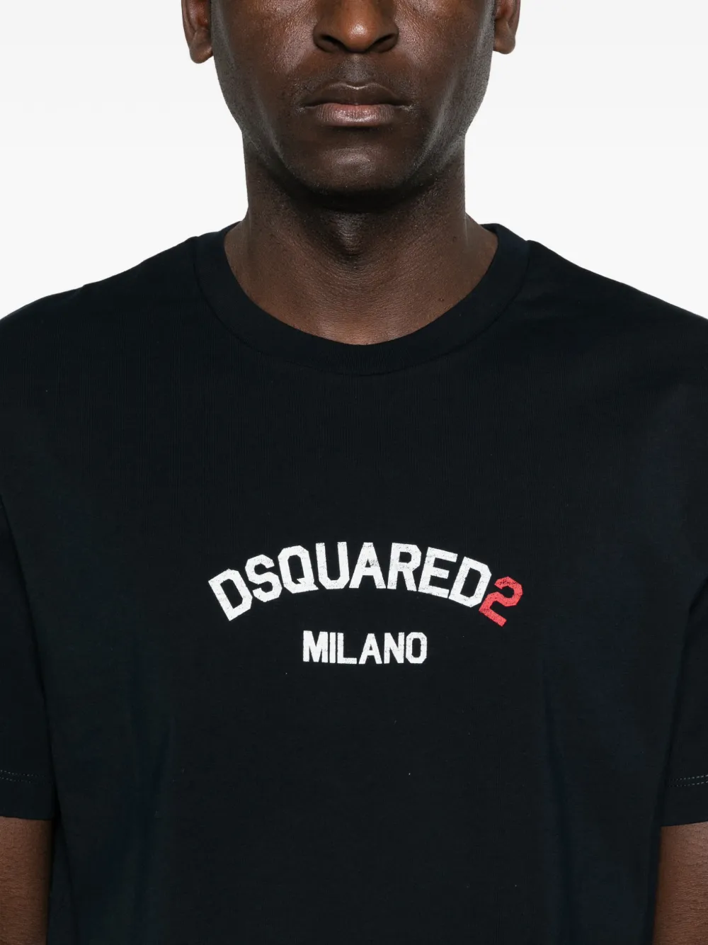 DSQUARED2 T-shirt met logoprint Blauw