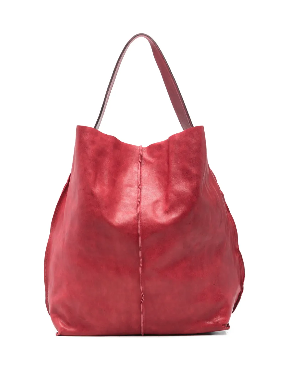 SOMMET Sahara leather shoulder bag - Rosso