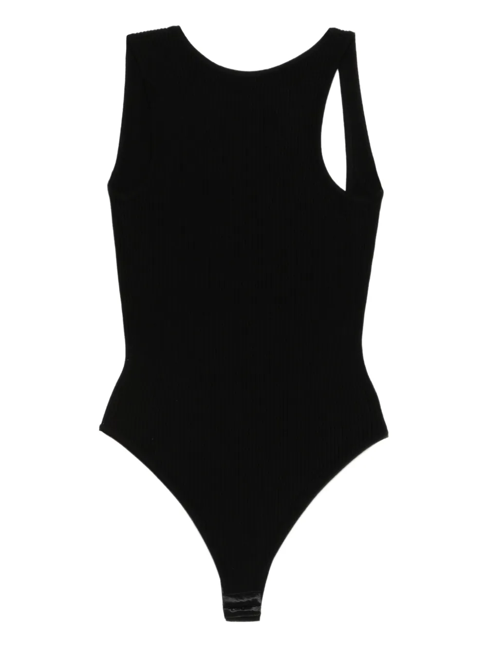 A.M.G. ribbed bodysuit - Nero