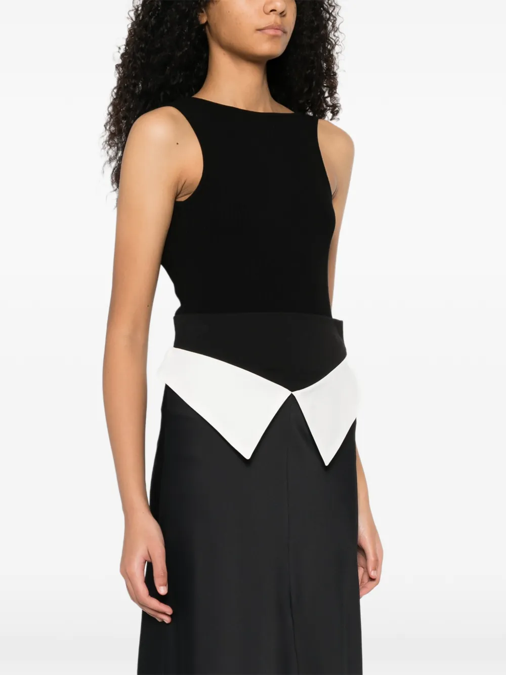  A.m.g. Ribbed Bodysuit - Black 