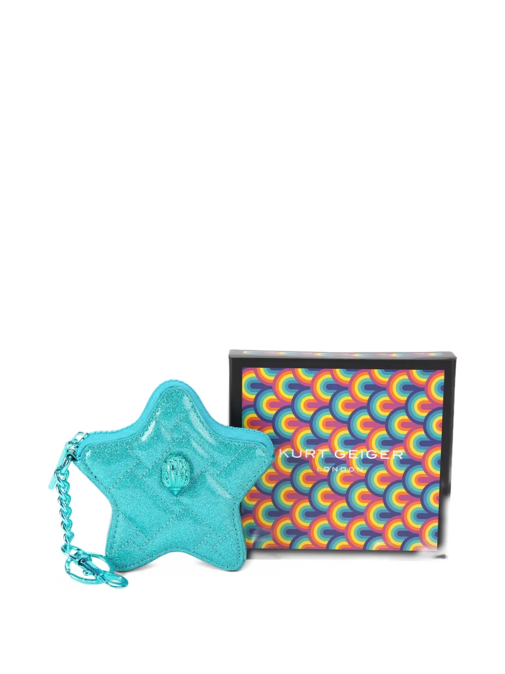 Kurt Geiger Star-shape Wallet In Blue