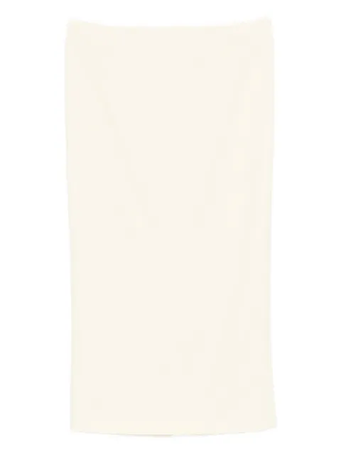 A.M.G. slim midi skirt