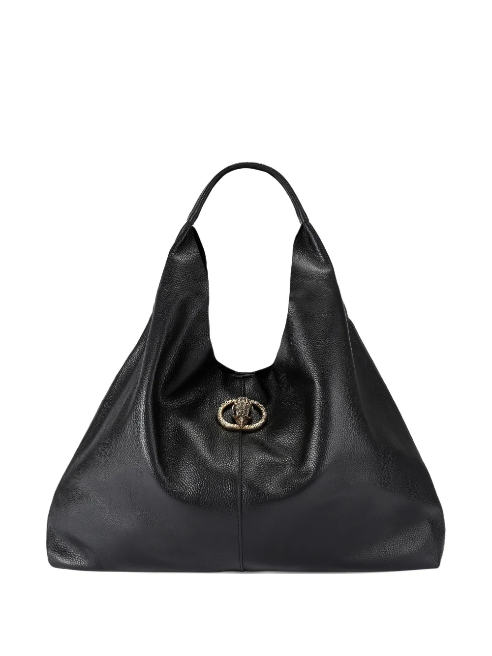 Kurt Geiger London logo-plaque shoulder bag - Black