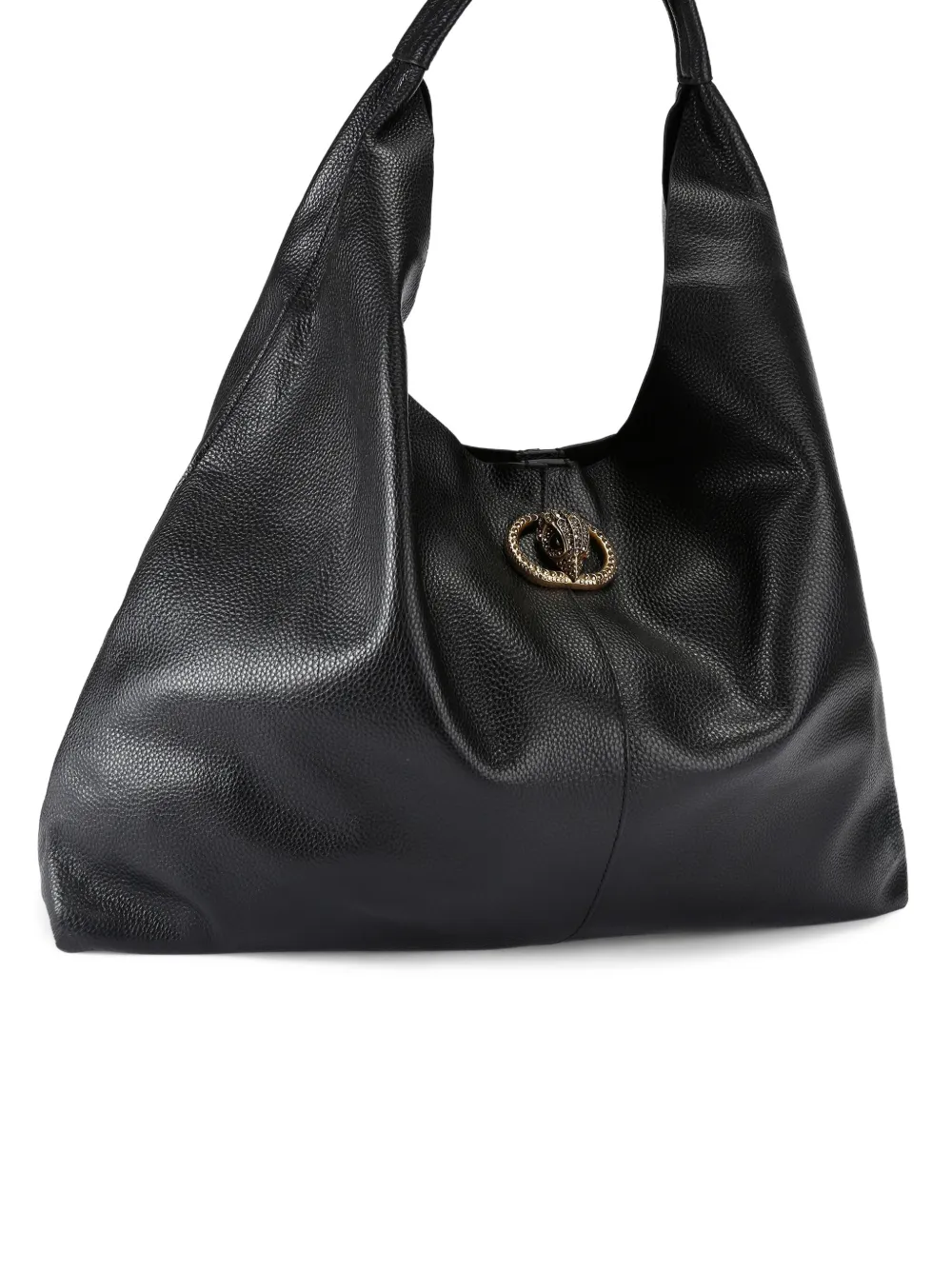 Kurt Geiger London logo-plaque shoulder bag - Zwart