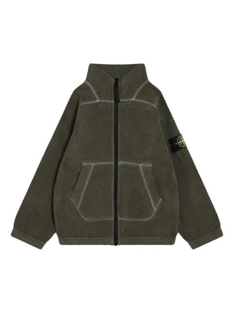 Stone Island Junior zip-up cardigan