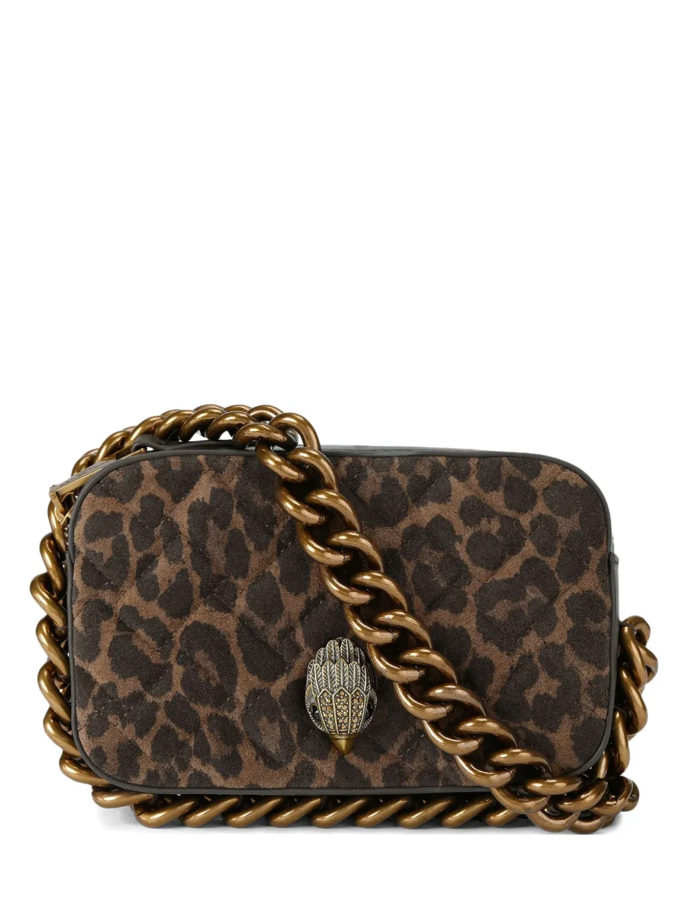 Kurt Geiger London leopard-print crossbody bag | Brown | Image 1