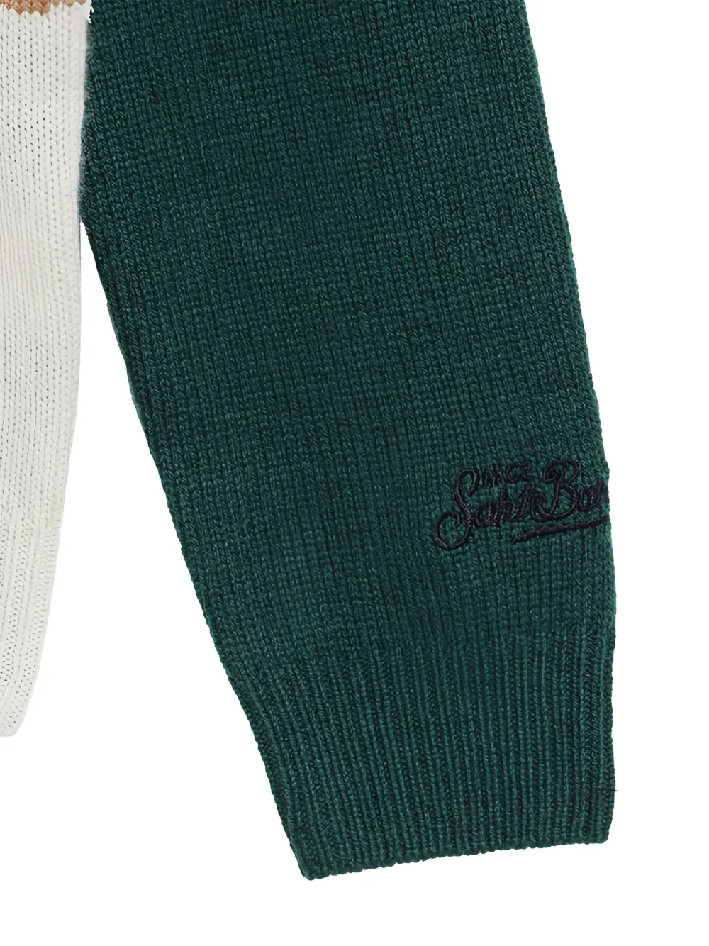 MC2 Saint Barth Kids Douglas Snoopy trui met grafische print Groen