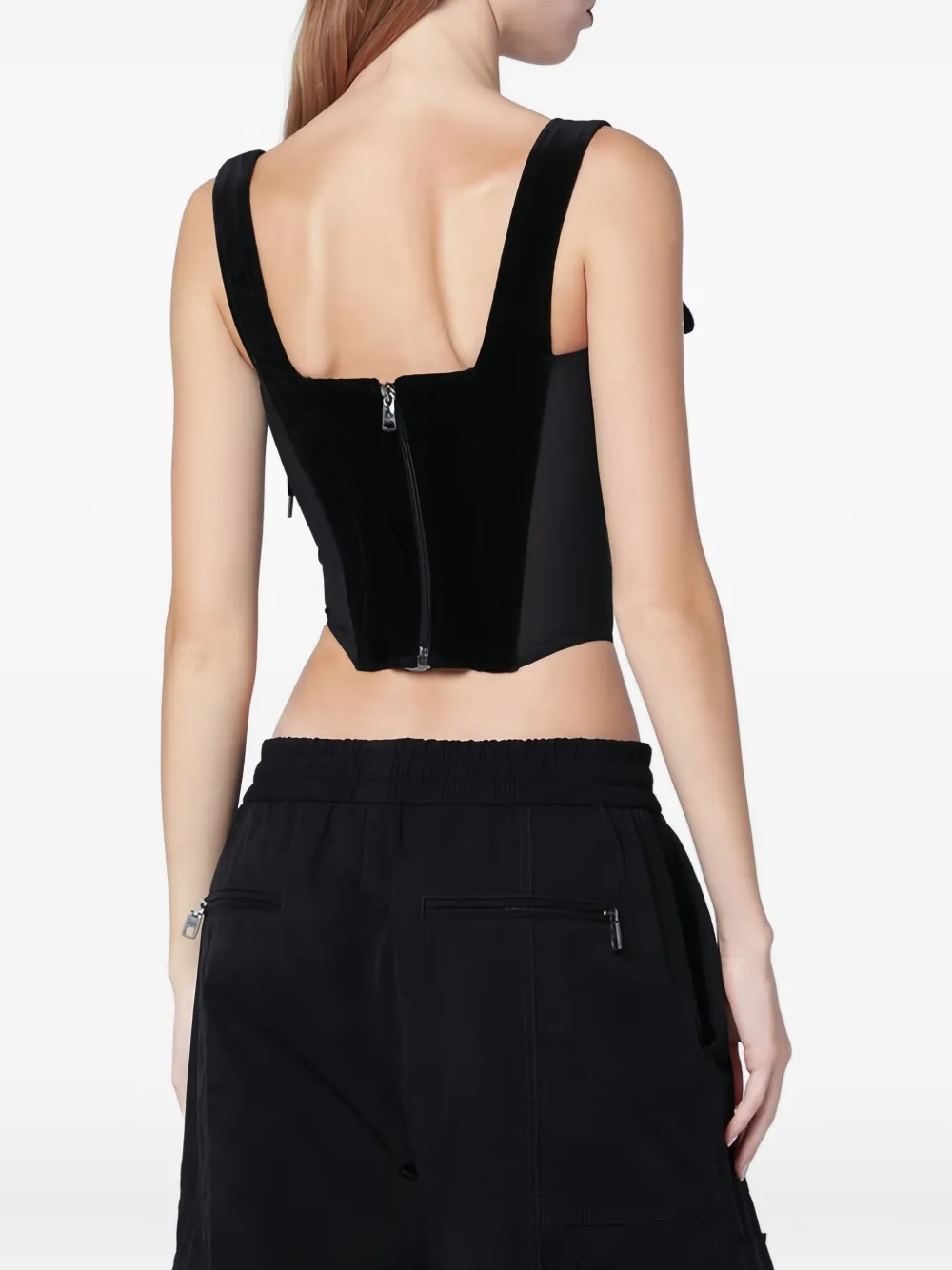 Vivienne Westwood Puppy Tie-detail Corset In Black