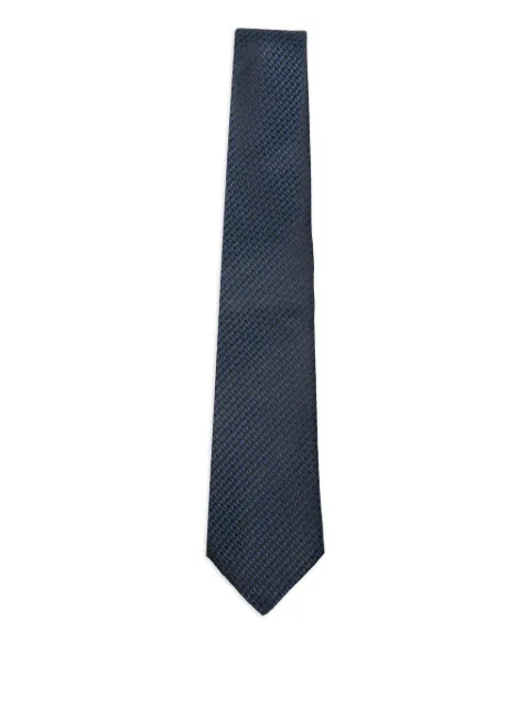 Canali patterned silk tie