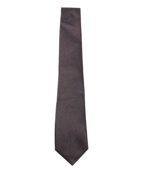 Canali patterned silk tie