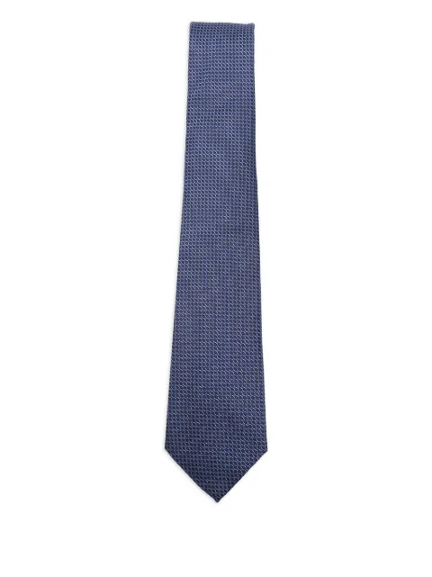 Canali patterned silk tie