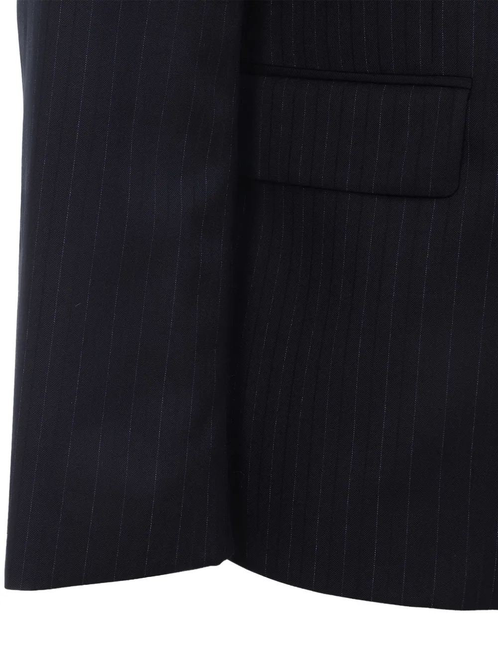 Paul Smith Navy Blue Tailored Fit Two Button Wool Suit In Black