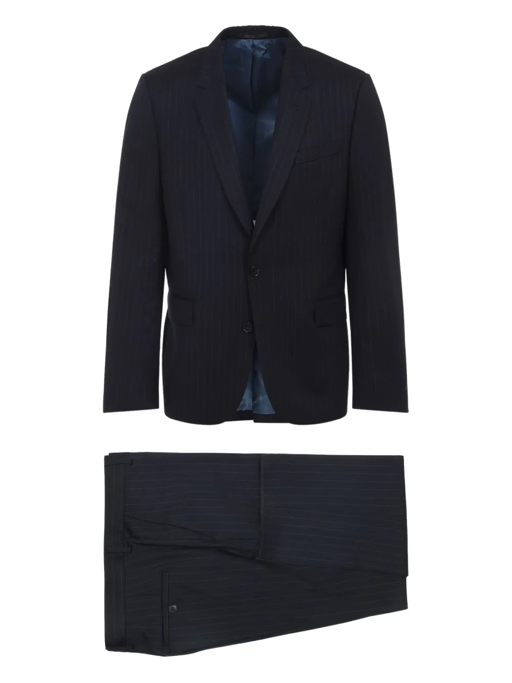 Paul Smith costume The Soho à fines rayures | bleu | Image 1