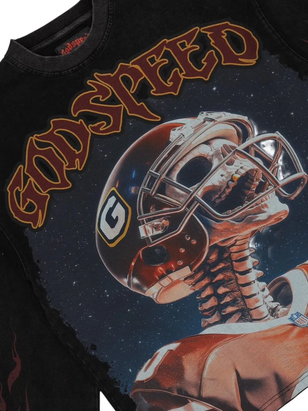 GODSPEED Art Piece Stones sweater met lange mouwen Zwart